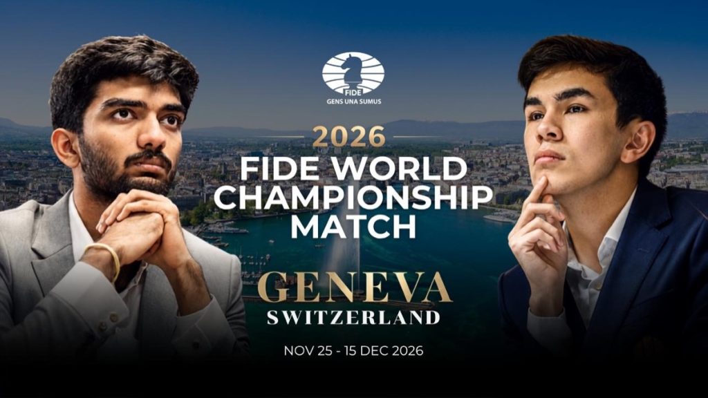2026 FIDE Dünya Satranç Şampiyonası Maçı - Gukesh ve Sindarov Cenevre