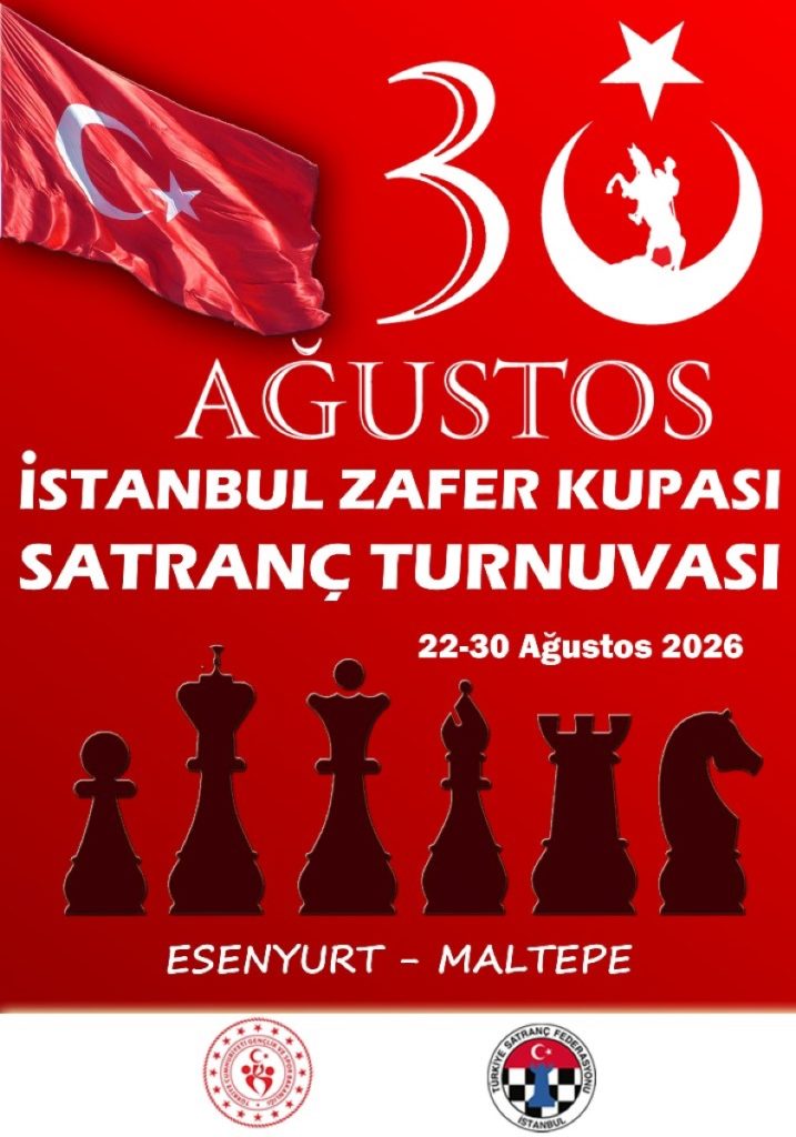 İstanbul Zafer Kupası Satranç Turnuvaları 2026 afişi