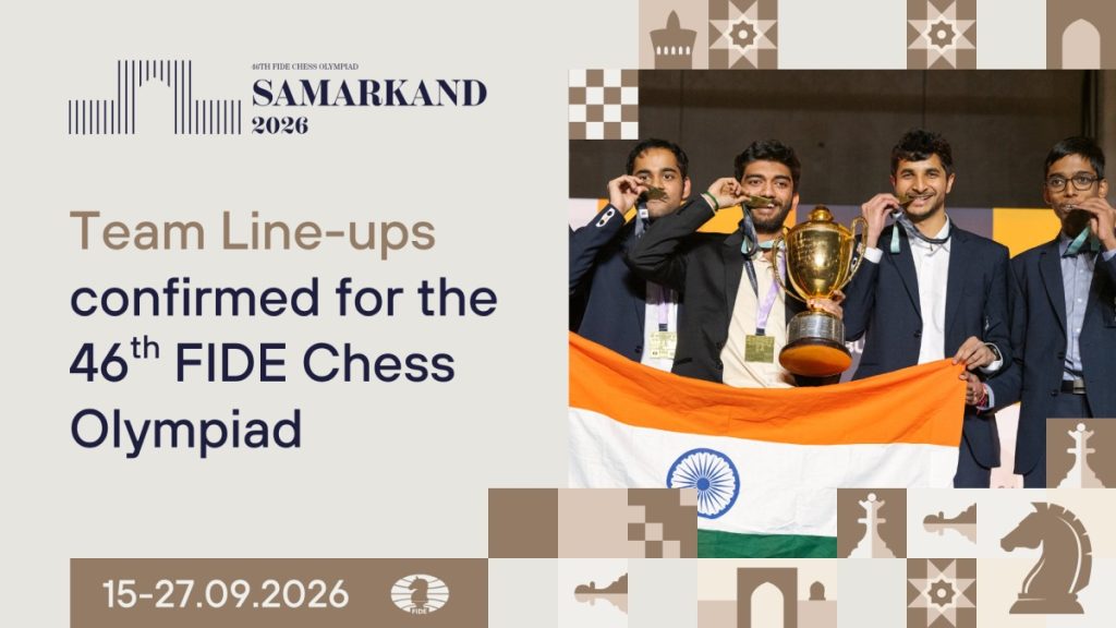 46. FIDE Satranç Olimpiyatı 2026 takım listeleri