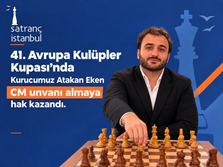 41. Avrupa Kulüpler Kupası’nda Atakan Eken CM Unvanını Kazandı